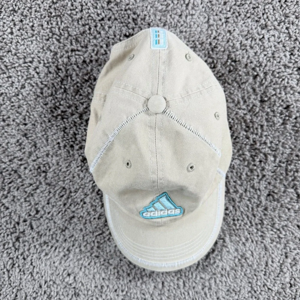 Adidas Beige One Size Fits All Baseball Cap snapback hat athletic athleisure gym